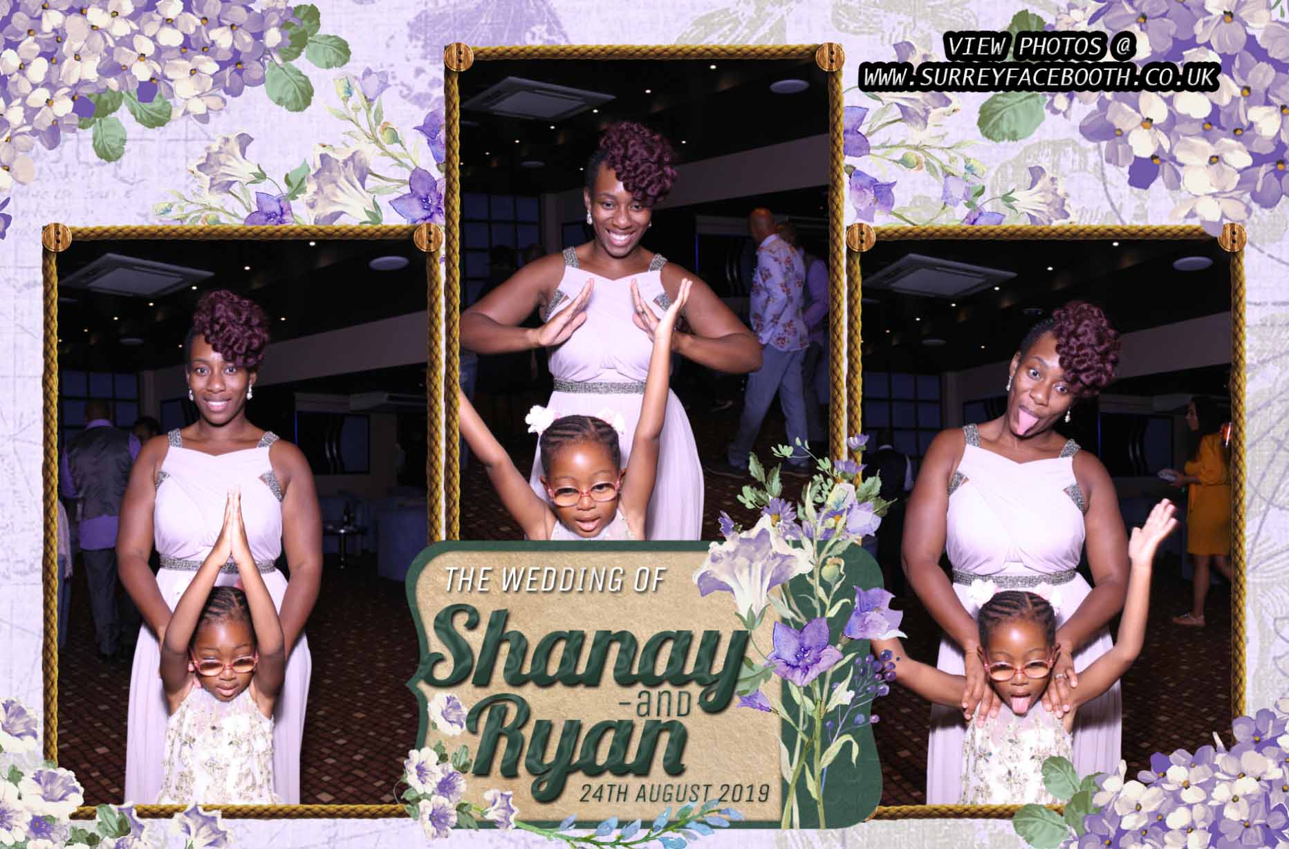 Shanay & Ryan's Wedding | View more photos from the event at galleries.surreyfacebooth.co.uk/u/Surrey-FaceBooth/Shanay-Ryans-Wedding